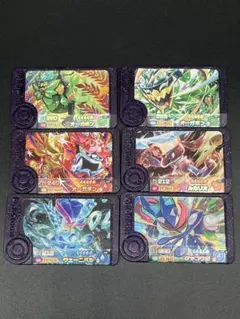 ルカリオ★ ゲッコウガ★ オーガポン★ など人気タグ6枚セット フレンダ