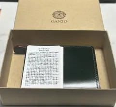 ganzo コードバン 折り財布