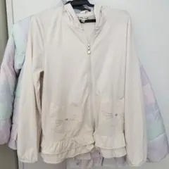 any FAM 猫ポケット ジップアップパーカー 140cm