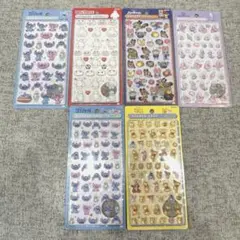 ボンボンドロップ　シール　ディズニー　6種セット