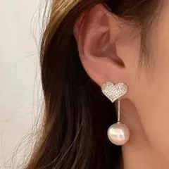 ピアス　パールピアス　アクセサリー　可愛いピアス　お洒落　結婚式ピアス キラキラ