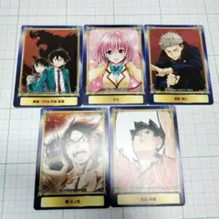 ジャンプフェア'18 IN アニメイト 特典カード5枚セット 呪術廻戦 他…