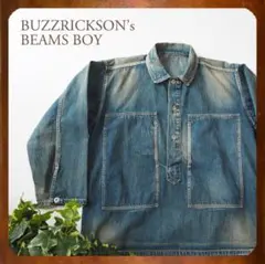 BEAMS BOY別注 バズリクソンズ USED DENIM PULLOVER BEAMS BOY別注 バズリクソンズ USED DENIM PULLOVER - メルカリ