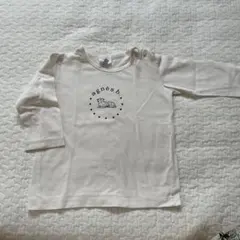 agnès b. クリーム色 長袖Tシャツ 2歳用