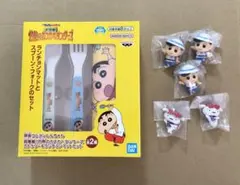 超豪華！灼熱のカスカベダンサーズ カトラリー＆ランチョンマットセット　マスコット