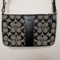 COACH モノグラム柄ショルダーバッグ