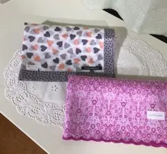 Yves Saint Laurent ハート柄☆ジルスチュアートハンカチセット