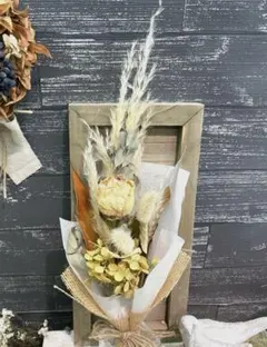 ナチュラルドライフラワースワッグ