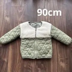 プティマイン　キッズジャケット オリーブグリーン 90cm（S）