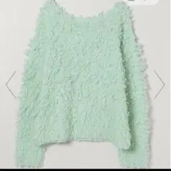 新品JEANASIS ジーナシス5Gランダムループプルオーバー ニット セーター