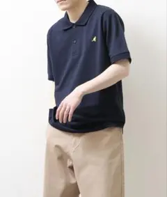 ZIP FIVE×KANGOL　カノコ ワンポイント刺繍ポロシャツのサムネイル
