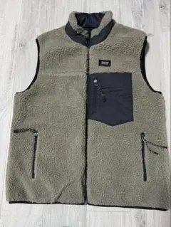 【新品】TAION メンズ　リバーシブル　フリース／ダウンベスト