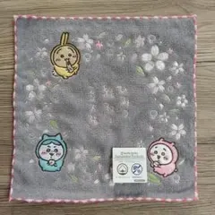 ☆新品☆【ちいかわ】タオルハンカチ グレー ★簡易ラッピング無料★