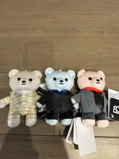 BE:FIRST ビーファースト くま ジュノン ぬいぐるみ　3種　缶バッジ