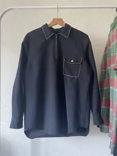 99AW エルメス期　コムデギャルソンオムプリュス　プルオーバーシャツ 99AW コムデギャルソンオムプリュスプルオーバーステッチシャツ