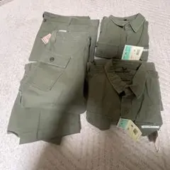 未使用　2着セット イーブンリバー ミリタリー　アーミー シャツ ボトムスのサムネイル
