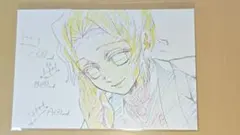 鬼滅の刃　柱展　原画　ポストカード　胡蝶しのぶ