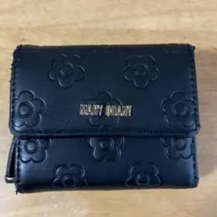 MARY QUANT 三つ折り財布 デイジー柄 ブラックのサムネイル