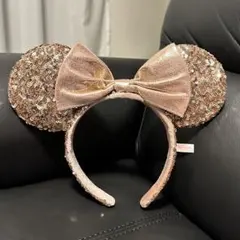 ディズニーカチューシャ　ピンクスパンコール