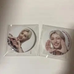 【未使用】Straykids Felix ゴンチャ　缶バッジ 2個セット