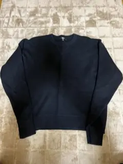 スムースコットンクルーネックセーター