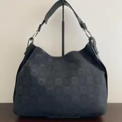 Ferragamo フェラガモ ショルダーバッグ ブラック イタリア製