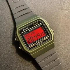 【新品】CASIO カシオ デジタル 腕時計 チープカシオ 液晶反転 カスタム