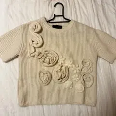 ZARA ニット半袖トップス
