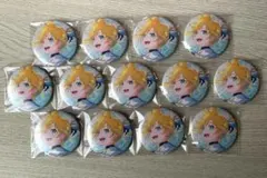 プロセカ　鏡音レン　グリッター缶バッジ　46C 13点