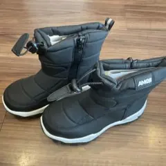 AMGI 子ども用 スノーブーツ ブラック