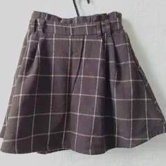 OLIVE des OLIVE キュロットスカート チェック フリーサイズ