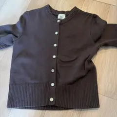 H&M クルーネック カーディガン ブラウン Mのサムネイル