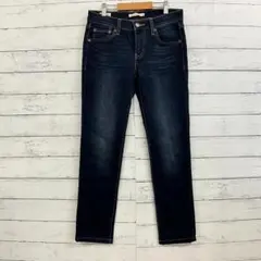 【Levi’s 】レディース デニムパンツ 濃紺 スリム W25L30 Gパン