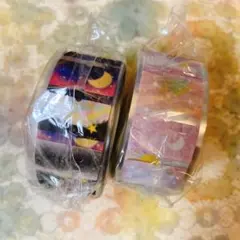 ラベラーシール巻き売り moon&starセット ステッカー