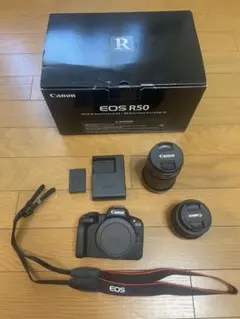 CANON EOS R50 Wズームキット 展示品 ショット1,000回以下 - メルカリ