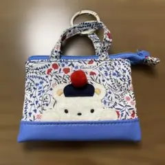 美品・完売品】FEILER ミッフィーコラボ 巾着4点人形 クリアバック