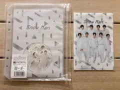 Snow Man フレークシール クリアファイル セット