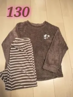 UNIQLO　フリース　パジャマ　スヌーピー　130