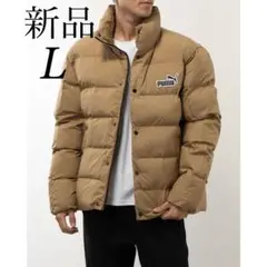 ‼️新品未使用‼️タグあり【PUMA】プーマパファーコート カーキベージュ　L