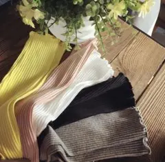 韓国子供服 リブレギンス