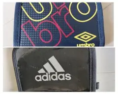 umbro & adidas ロゴ 財布