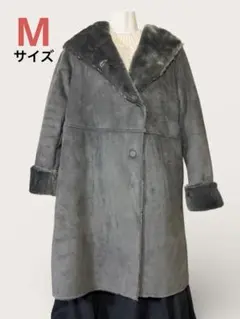 【週末セール】 フード付きムートンコート