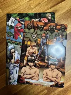 【銀魂】クリアファイル 2枚セット　温泉　大分