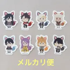 刀剣乱舞 御伴散歩 きつね装備 ダイカットステッカー 山姥切国広 虎徹 8枚