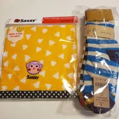 Sassy ハンドタオル 靴下 3足セット