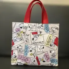 美品　スヌーピー ミニトートバッグ