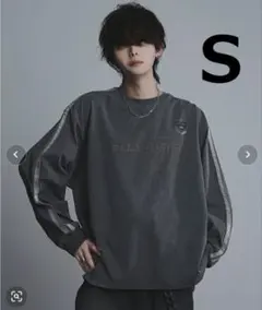 welise ヘビーウェイトピグメントコットン ミドルオーバーゲームロンT S