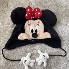 ミニーマウス ファーキャップ