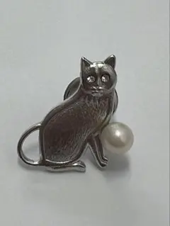 黒蝶貝 ネコ型 ピアス オーロラ照り シンプル可愛い - メルカリ
