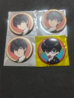 PERSONA Memoria ペルソナ5 グリッター缶バッジ　箔押し缶バッジ